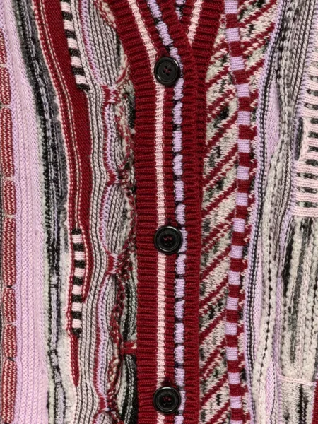 Cardigan Laneus tricotate roșu