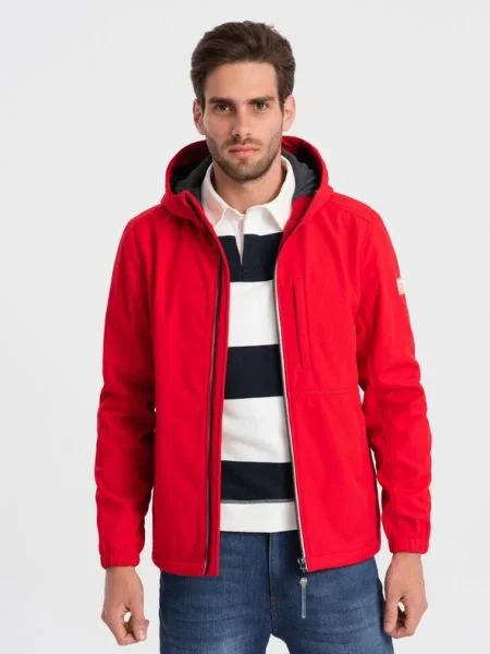 Geacă Ombre Clothing roșu