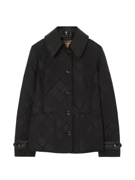 Matlasat geacă Burberry negru