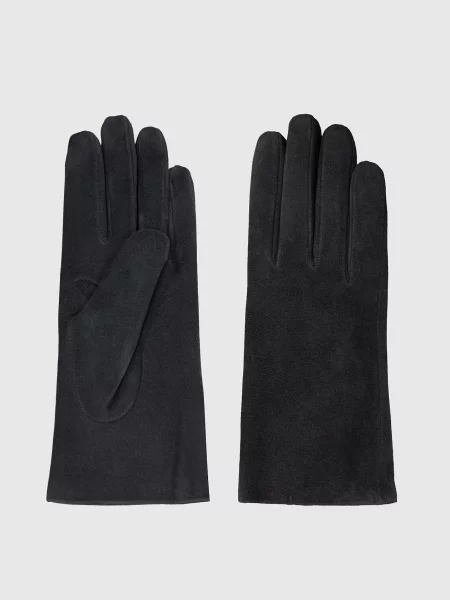 Замшеві рукавички на хутрі Sermoneta Gloves сірі