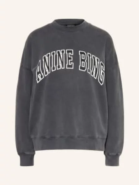 Anine Bing Bluza Miles schwarz biała