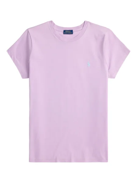 Vunena majica Polo Ralph Lauren s okruglim izrezom iznad koljena narančasta