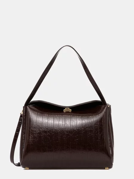 Themoire geantă Calipso maro