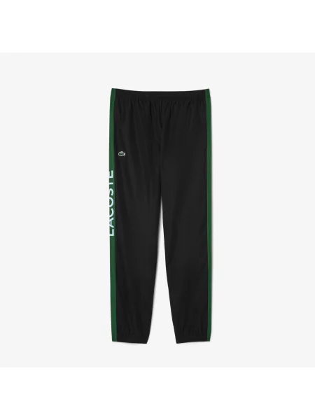 Lacoste Dres Z Zamkiem Z Blokadą Koloru Regular Fit czarny