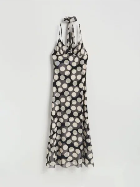 Reserved Максі сукня в горошок різнобарвний 