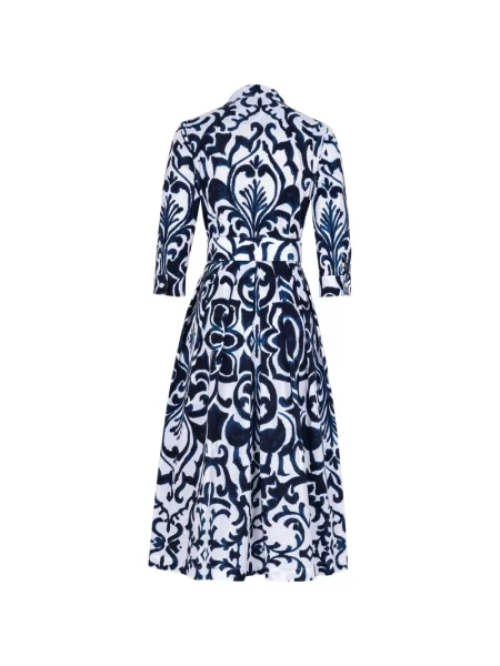 Rochie midi Samantha Sung cu imagine albastru