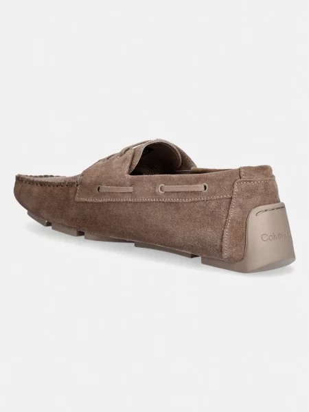 Calvin Klein mokaszin férfi velúr DRIVER BOAT SU barna