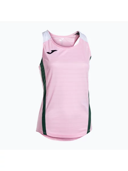 Tenisové tričko Joma Montreal pink/green zelené