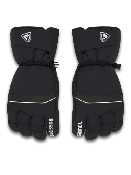 Pánske lyžiarske rukavice Rossignol Tech Impr iTip black čierna