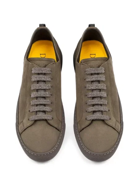 Sneakerși Doucal's cu șireturi din piele maro