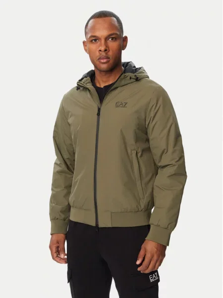Emporio Armani Átmeneti kabát PNFZZ Khaki