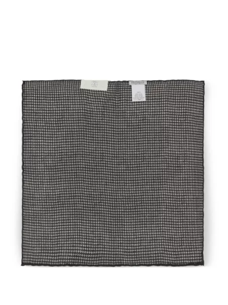 Fular Brunello Cucinelli cu imagine negru