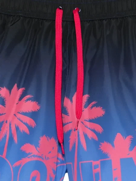 Slip de baie Moschino cu imagine albastru