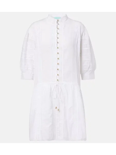 Rochie Melissa Odabash din dantelă alb