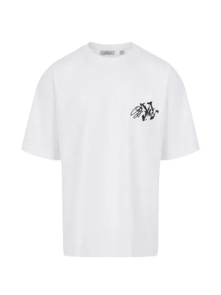 Tricou Off-white cu imagine alb