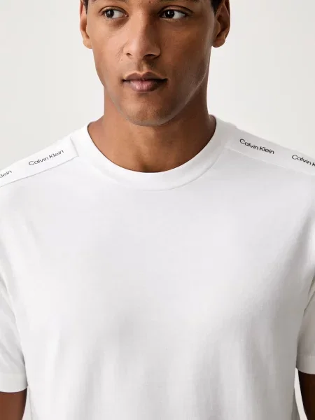 Calvin Klein Jeans тениска мъжка от бяло