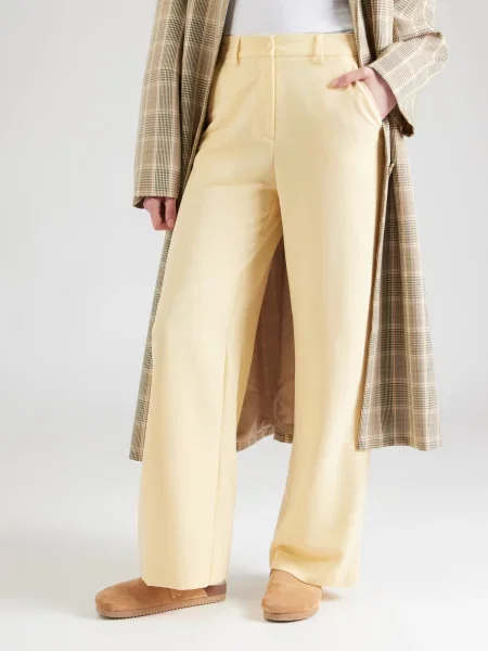 PIECES Pantaloni PCKamil' galben