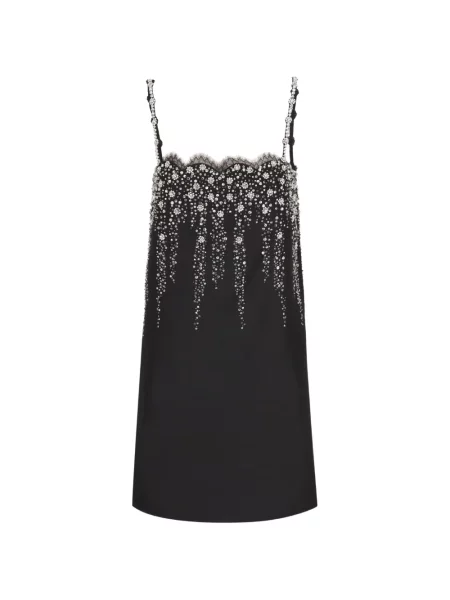 Rochie Valentino Garavani din dantelă negru