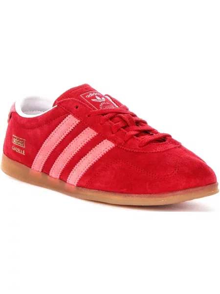 Sneakersy Adidas Originals zamszowe czerwone