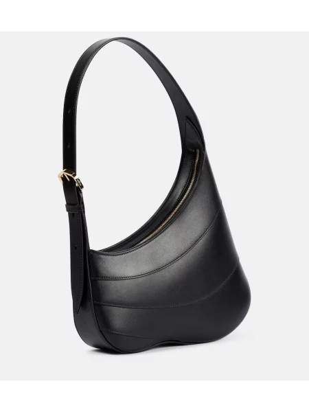 Geanta de piele Alaïa din piele negru