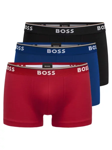 BOSS Boxeri Power bleumarin / roșu negru