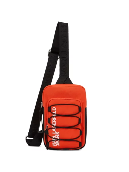 Чанта Karl Lagerfeld Jeans оранжево