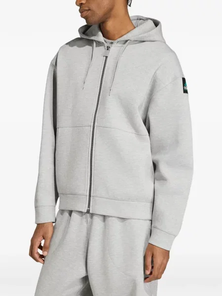 Hanorac cu glugă Adidas gri