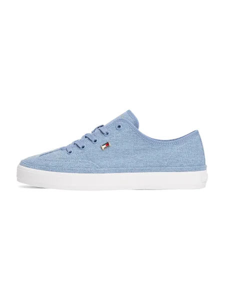 Tommy Hilfiger Sneakers Washed Canvas Vulc Sneaker albastru