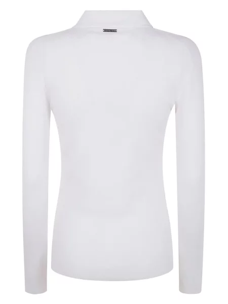 Bluză Michael Michael Kors cu imagine cu model leopard alb