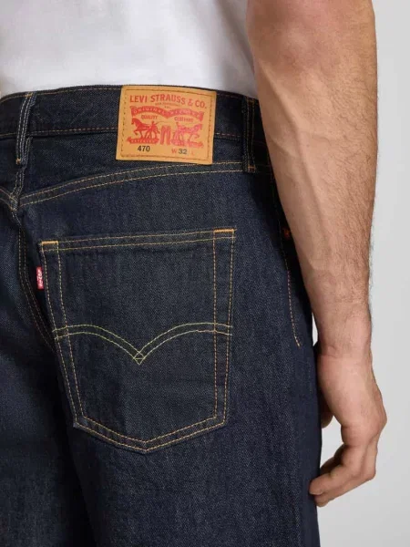 Szorty jeansowe o kroju baggy z czystej bawełny model Levi's