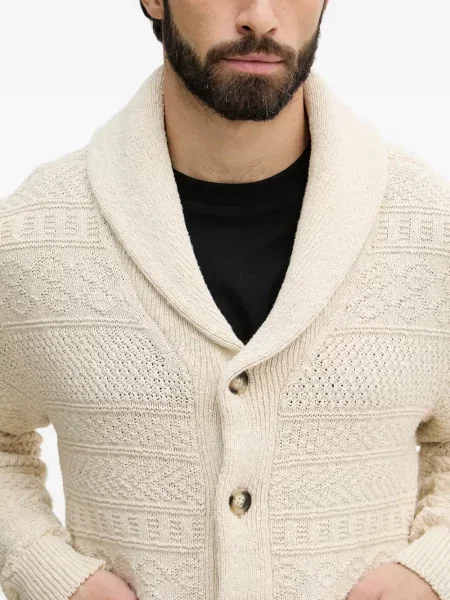 Gulerat cardigan Gant tricotate