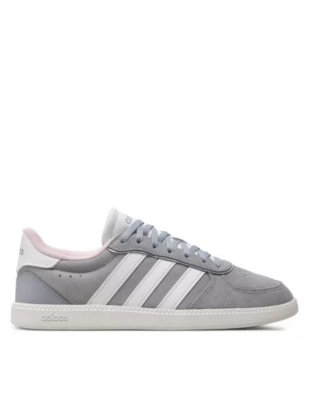 Buty adidas Breaknet Sleek Suede szare 36 białe
