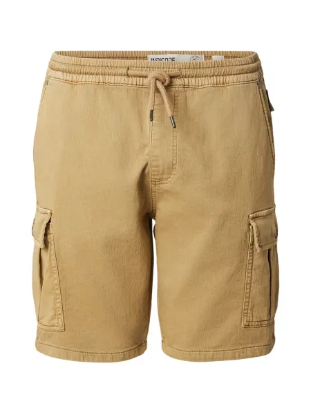 INDICODE JEANS Pantaloni cu Bouillon cămilă maro
