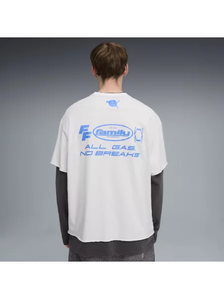 Koszulka oversize PUMA x FAST & FURIOUS Odzież S biały
