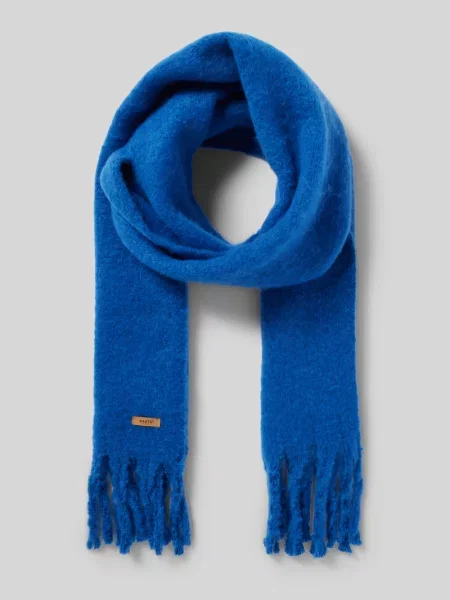 Szal z frędzlami model ‘Fyone’ Barts granatowa