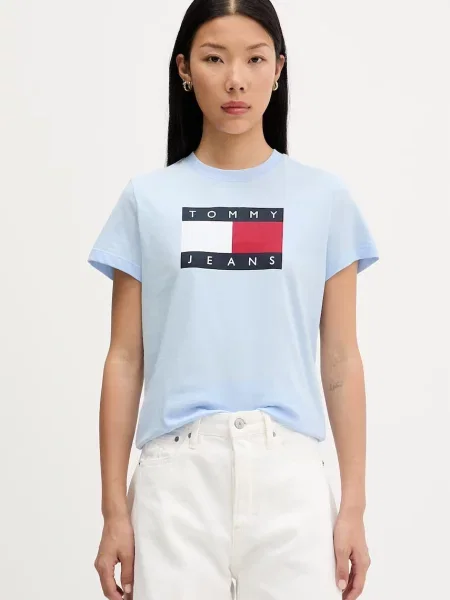 Tommy Jeans majica ženska plava
