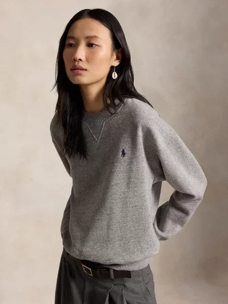 Mikina Polo Ralph Lauren ARCTIC FLEECE sivá