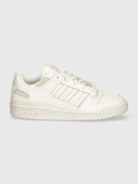 Usnjene superge adidas Originals Forum Low bela