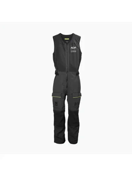 Helly Hansen дамски костюм за ветроходство Aegir Race Salopette black черно