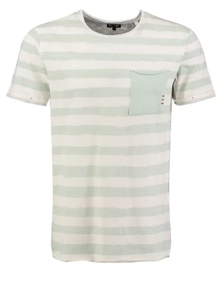 Key Largo Tricou KLCAMPAIGN verde mentă alb