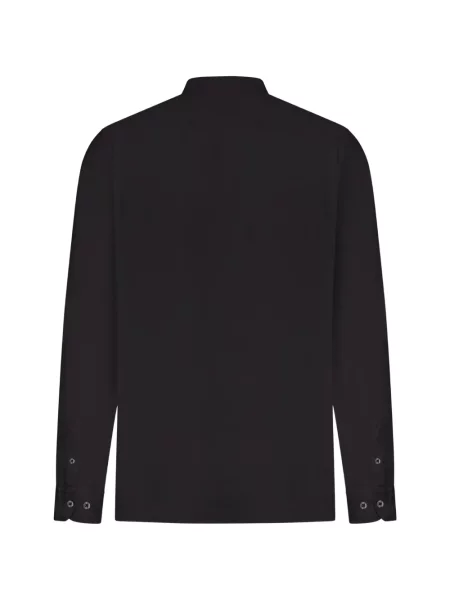 Gulerat cămașă 120% Lino de in negru