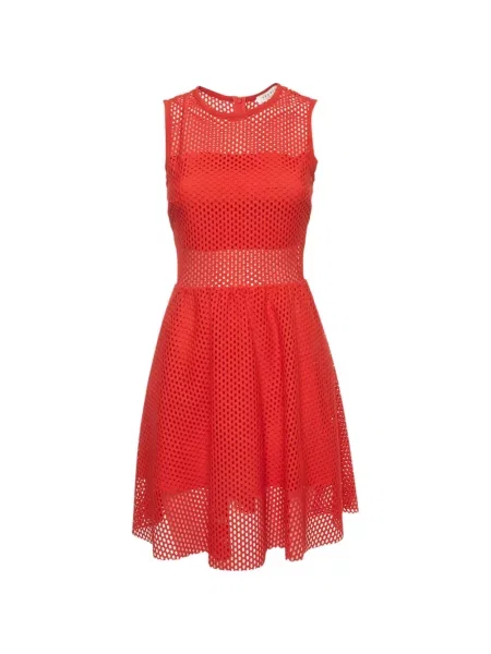 Rochie mini Sandro plasă roșu
