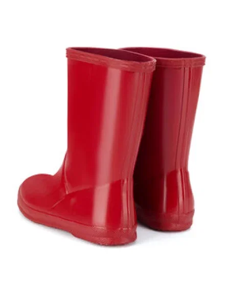 Gumijasti škornji Hunter rdeča