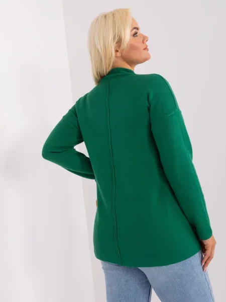 Pulover Fashionhunters verde