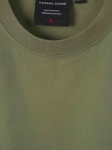 Tricou Canada Goose cu autograf verde