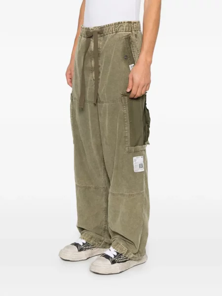 Cargo kalhoty Maison Mihara Yasuhiro zelené