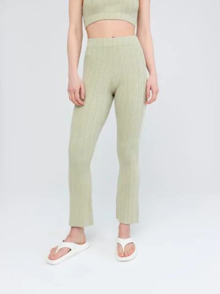 EDITED Pantaloni Mavis deschis verde