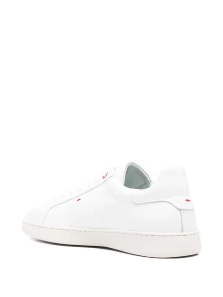 Sneakerși Kiton din piele alb