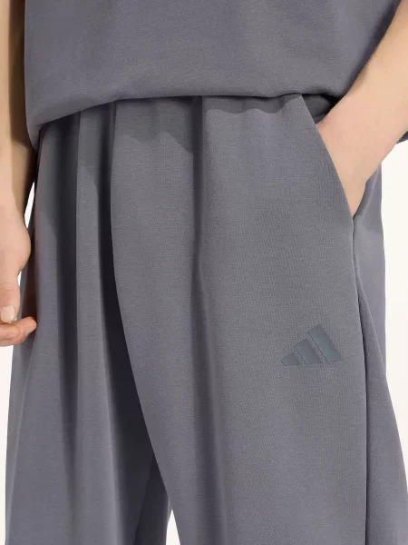 Adidas Tepláky Soft Lux tmavě šedá