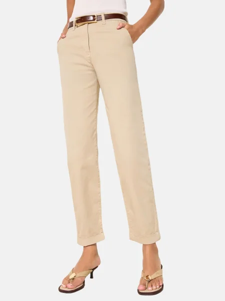 Friends Like These Pantaloni eleganți cămilă maro